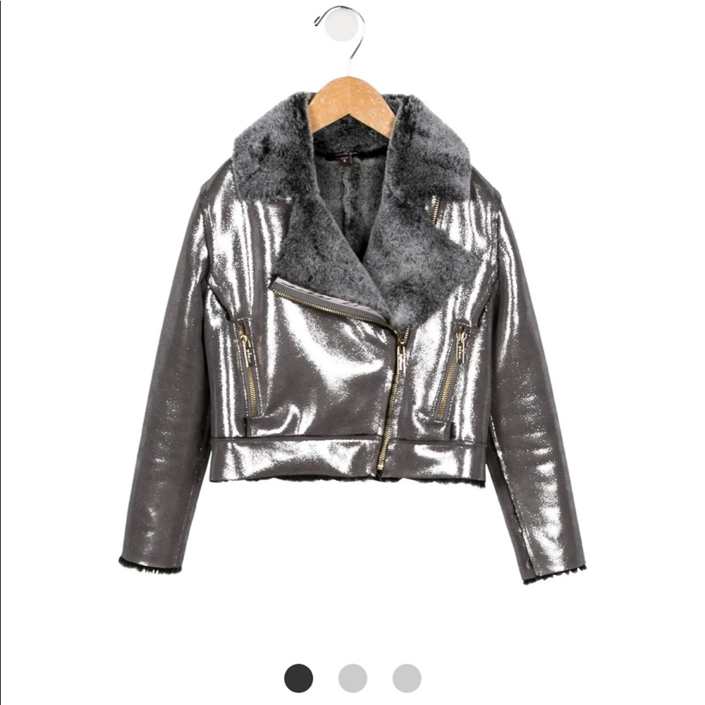 Rose Gold Vegan Leather Jacket